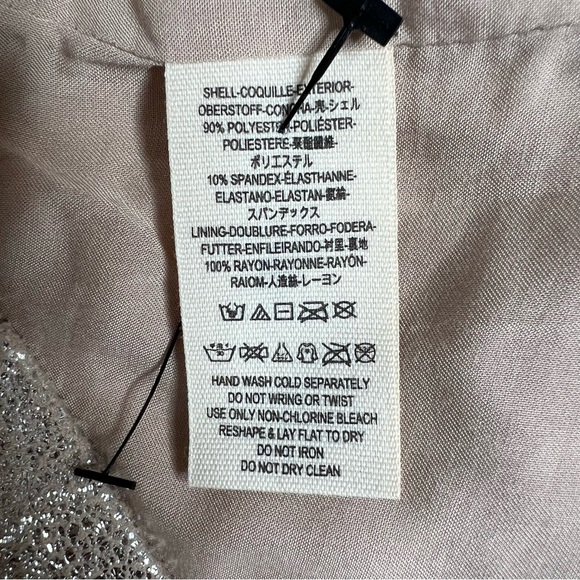 Free People Modern Femme metallic rose gold crackle suede mini skirt size 4 - Picture 10 of 11